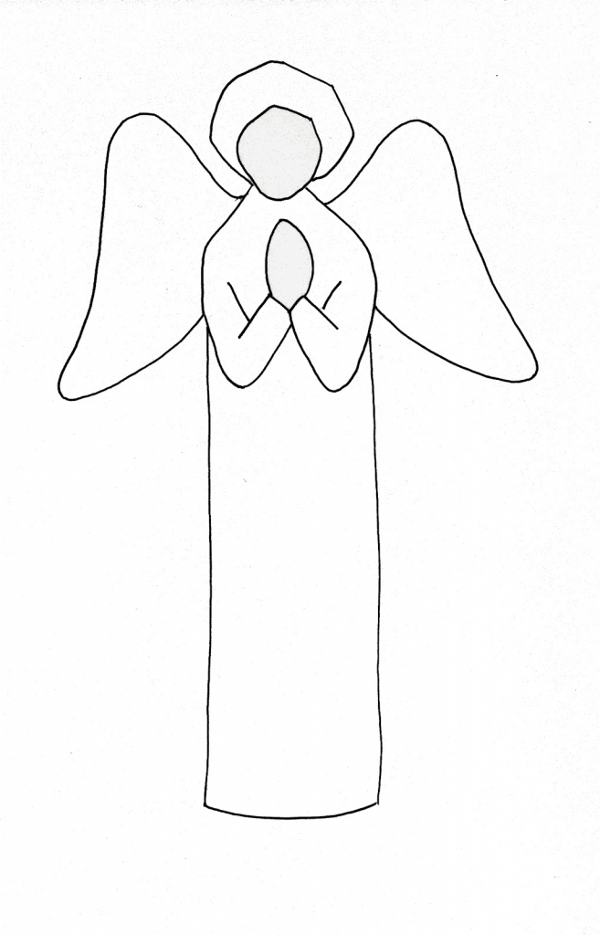 Angel Easy Drawing at GetDrawings | Free download