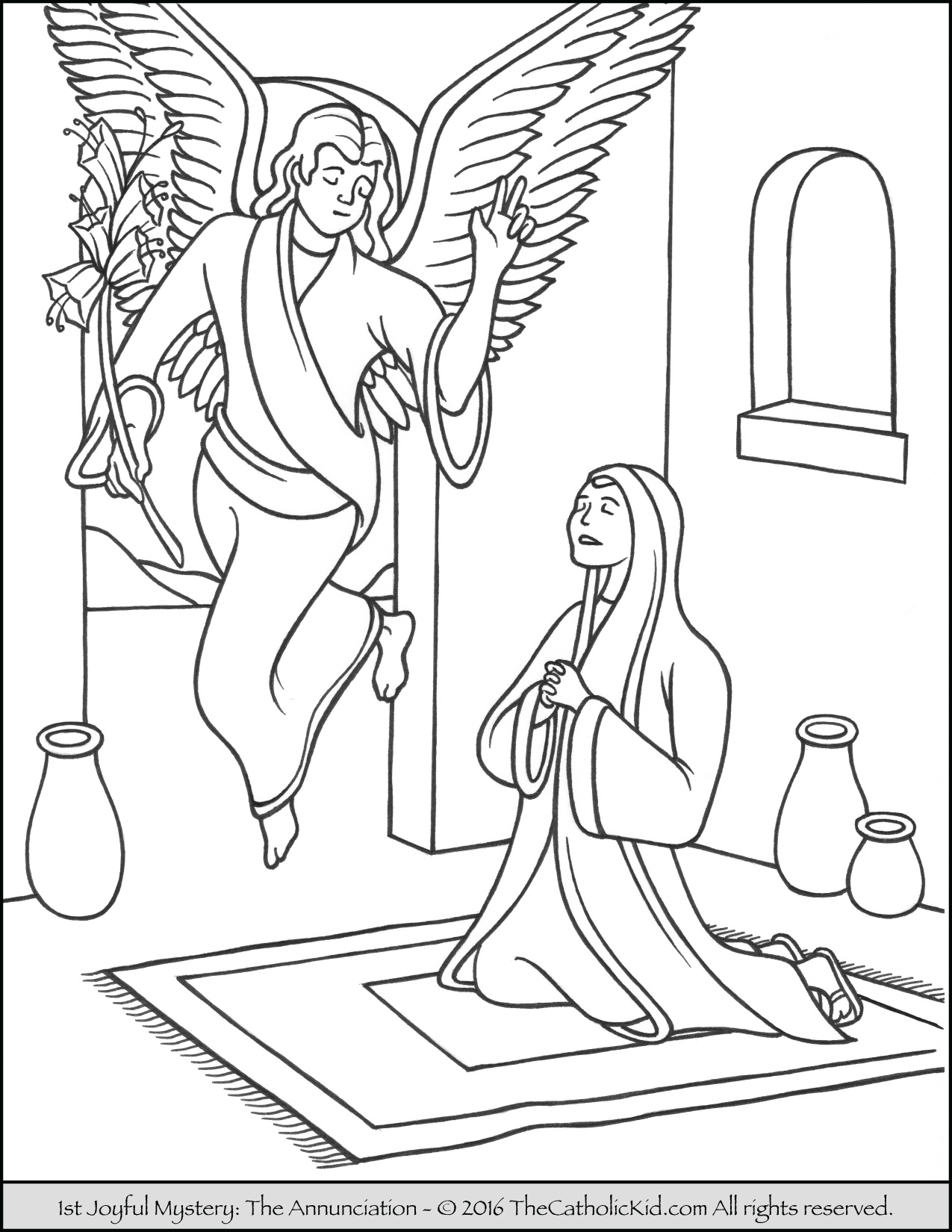 archangel coloring pages for adults