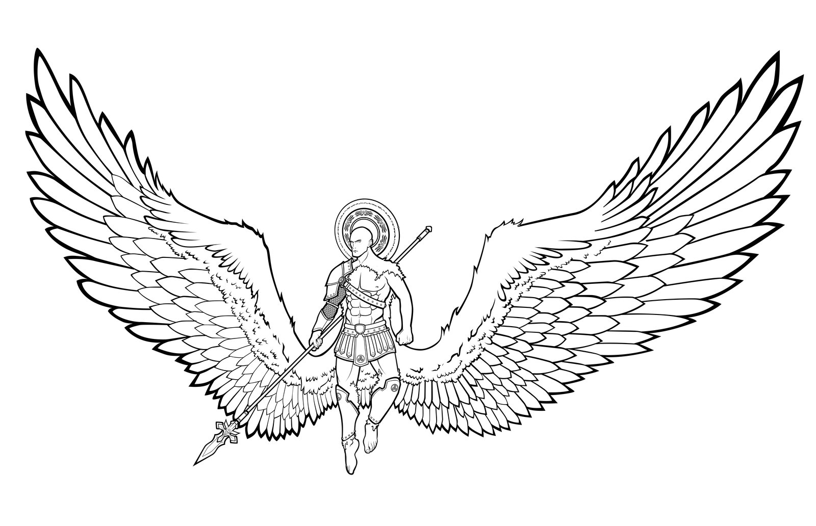 The Best Free Angel Wings Drawing Images Download From 9315 Free 