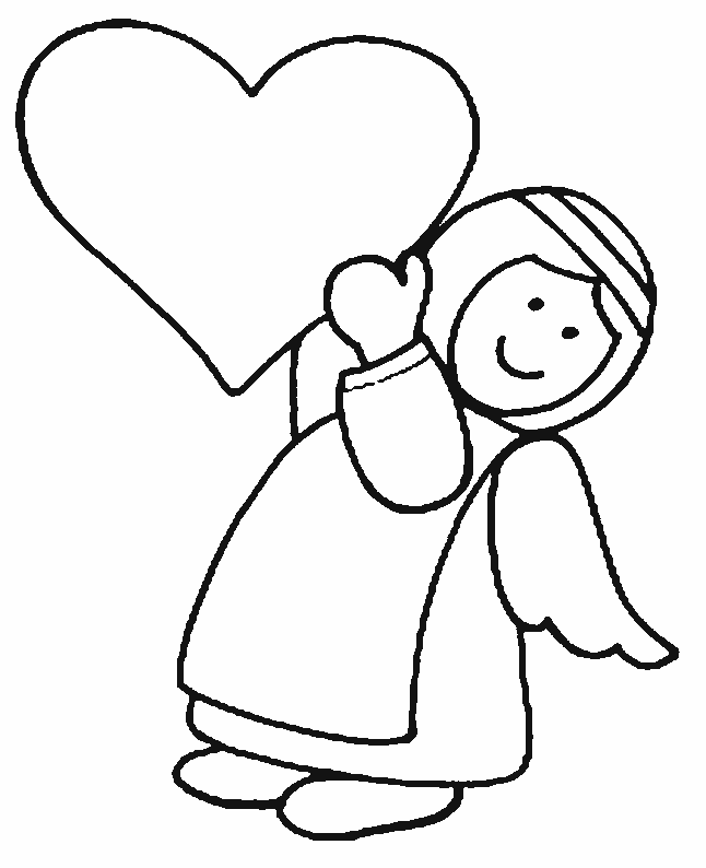 Angel Outline Drawing at GetDrawings Free download