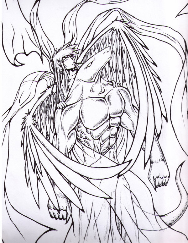 Angels And Demons Drawing at GetDrawings Free download