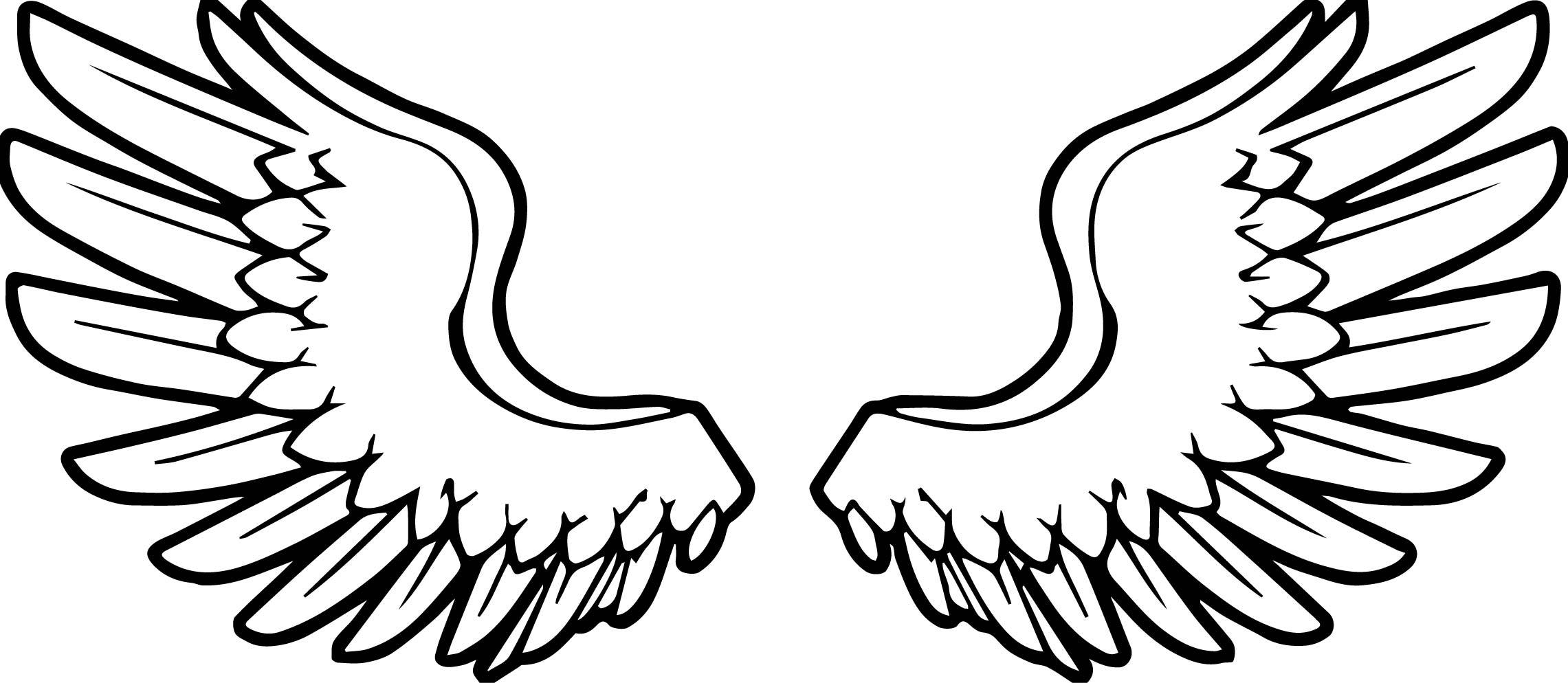 Angels Wings Drawing at GetDrawings | Free download