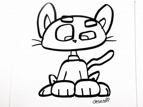 Angry Cat Drawing at GetDrawings | Free download