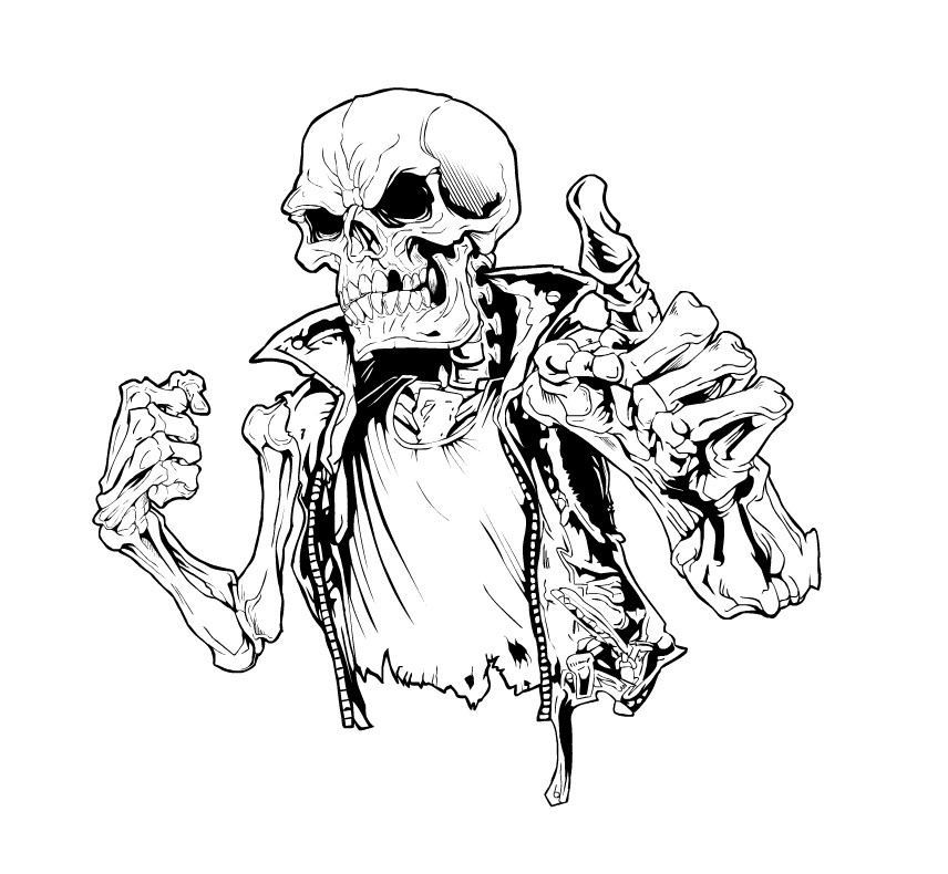 Angry Skull Drawing at GetDrawings Free download