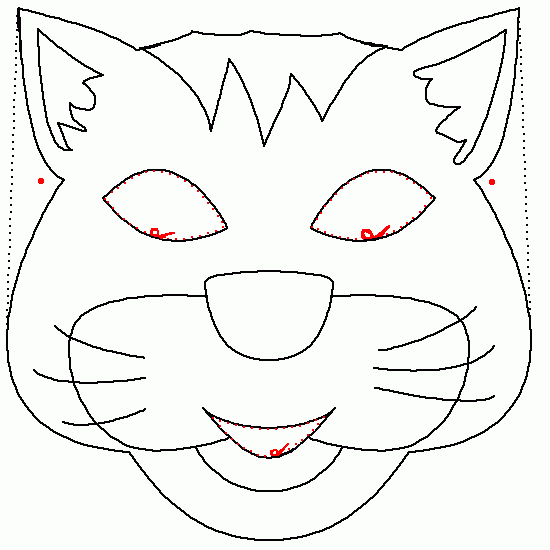 Animal Mask Drawing at GetDrawings | Free download