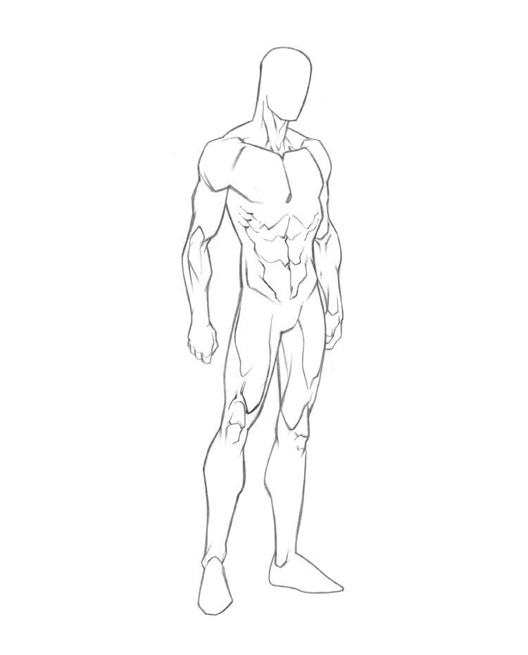 Anime Body Templates For Drawing at GetDrawings Free download