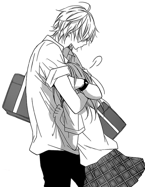 Anime Couple Hugging Drawing At Getdrawings Free Download