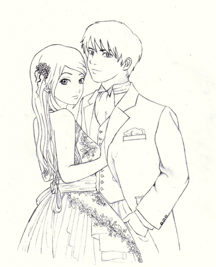 Anime Couples Drawing At Getdrawings Free Download 3858