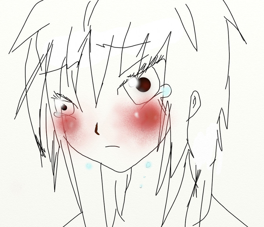 Anime Crying Drawing at GetDrawings | Free download