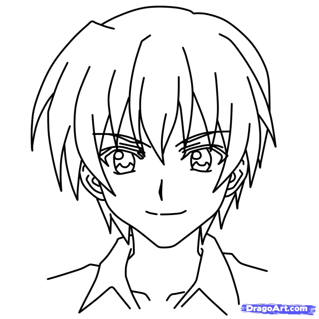 Anime Drawing Easy at GetDrawings Free download