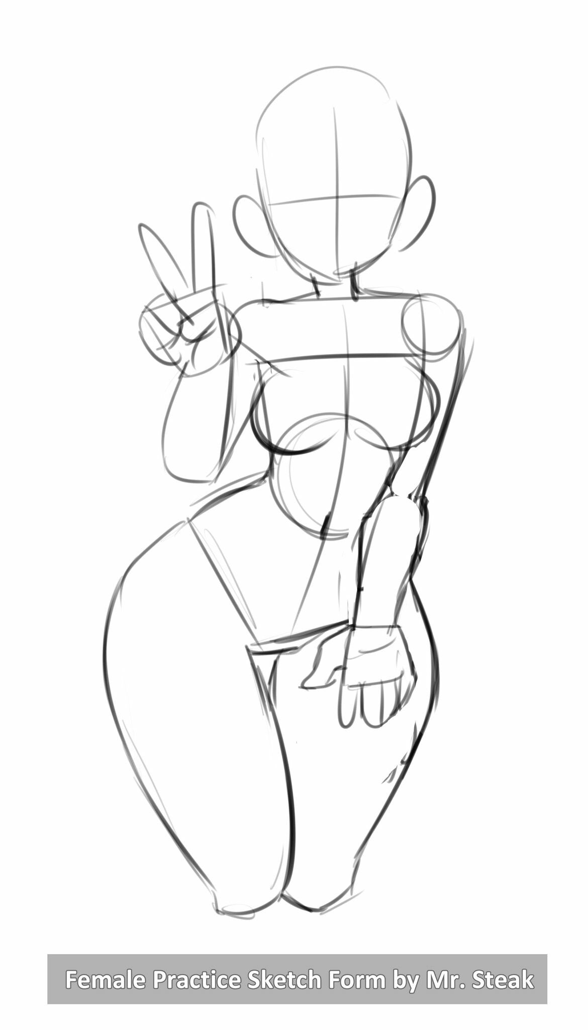 Thicc Drawing Base Female Drawing Base Drawing Female Body Drawing