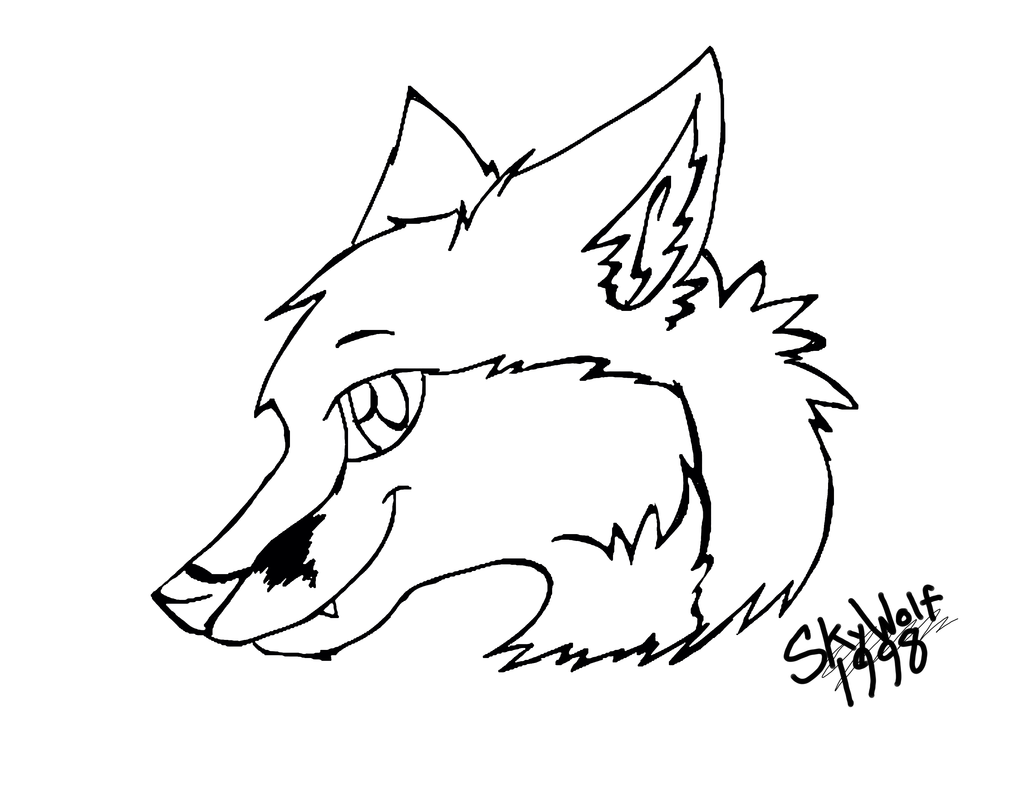 Anime Fox Drawing at GetDrawings Free download