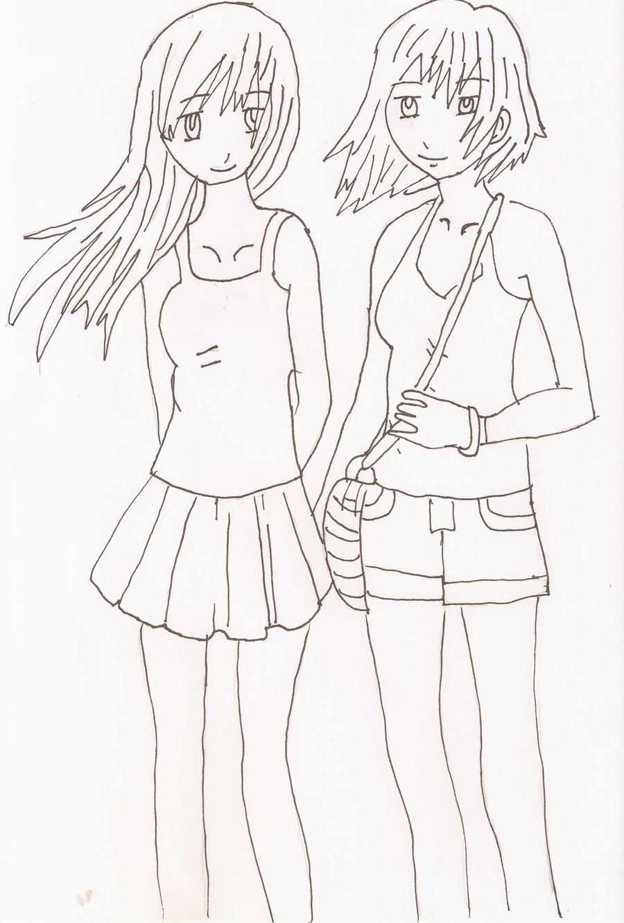 900x1332 Anime Friends Drawing Two Best Friendsanime Queen619.