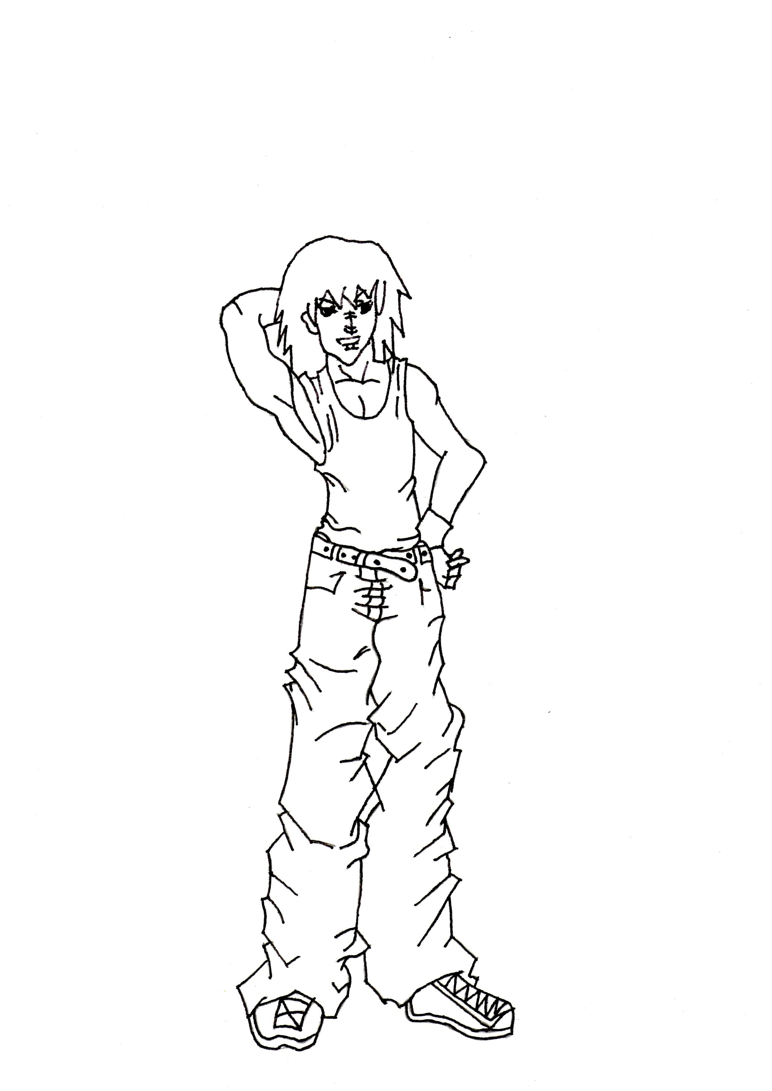 Anime Full Body Drawing at GetDrawings Free download