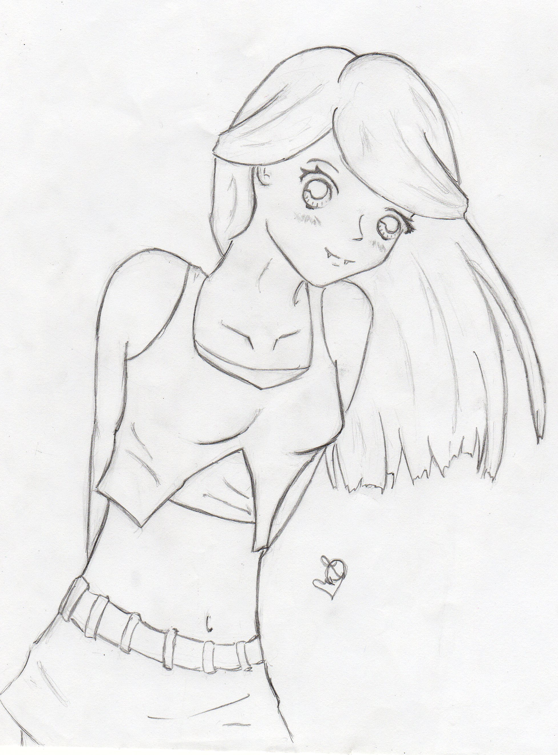 Anime Girl Body Drawing at GetDrawings | Free download