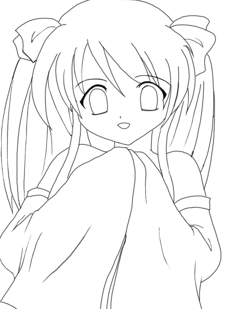 Easy Anime Girl Drawing at GetDrawings Free download