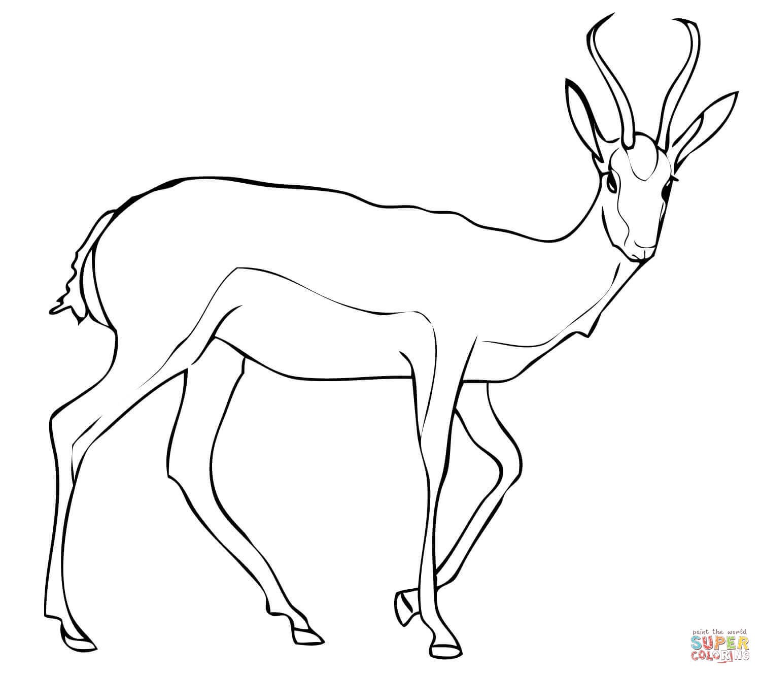 Antelope Drawing at GetDrawings | Free download