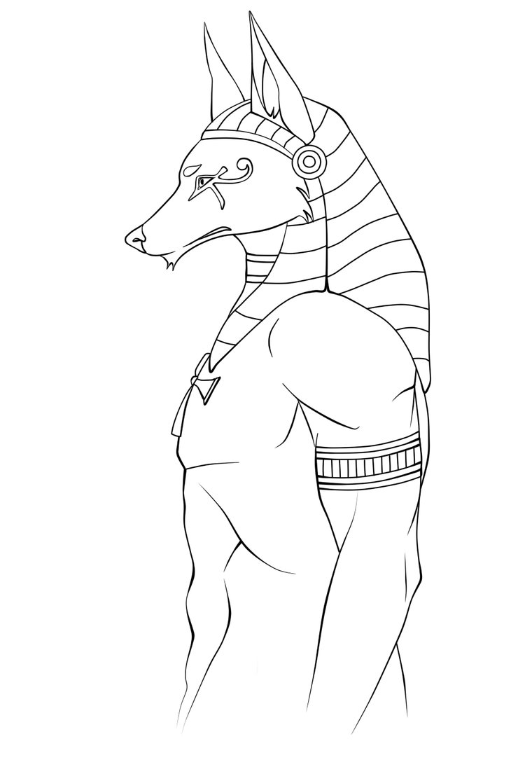 drawing images for 'Anubis'. 