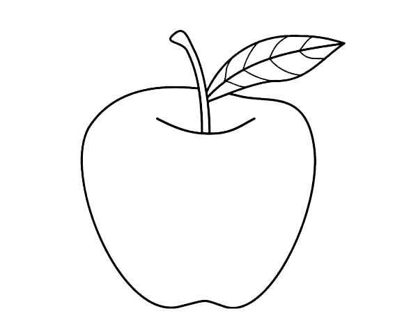 Apple Drawing For Kids at GetDrawings | Free download