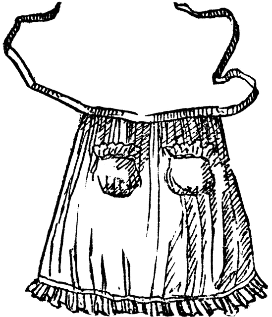 Apron Line Drawing at GetDrawings | Free download