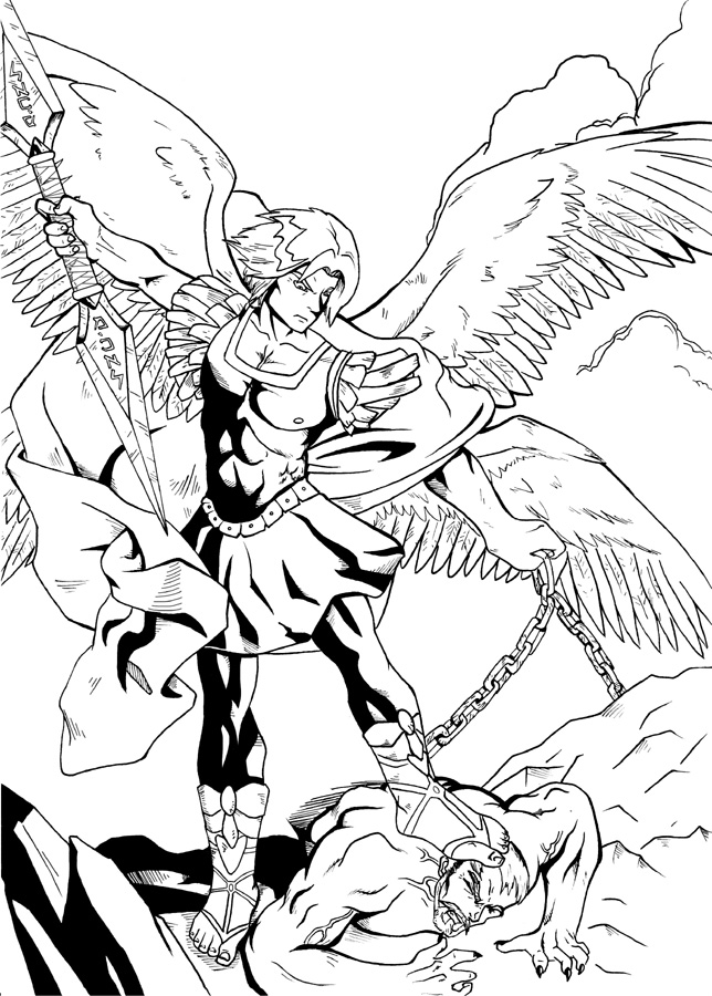 Archangel Michael Drawing at GetDrawings | Free download