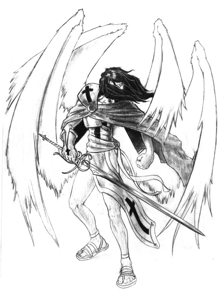 Archangel Michael Drawing at GetDrawings | Free download