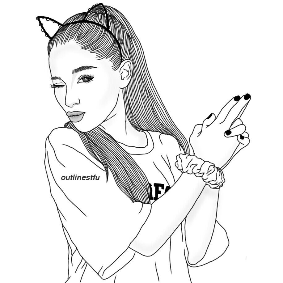 Ariana Grande Drawing at GetDrawings Free download