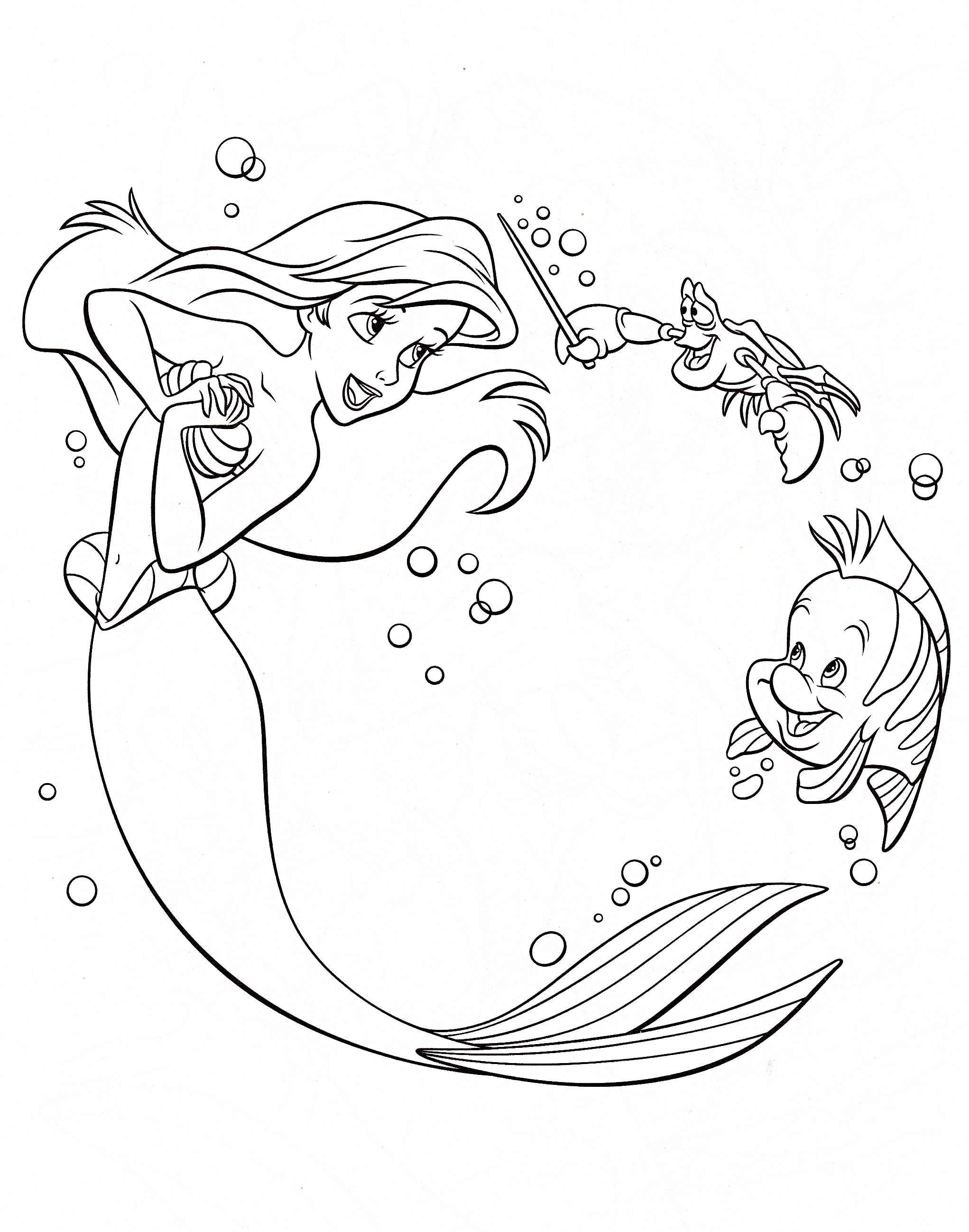 Ariel Princess Drawing at GetDrawings | Free download