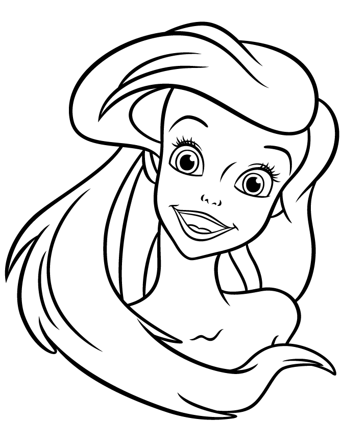 Ariel The Little Mermaid Drawing at GetDrawings | Free ...