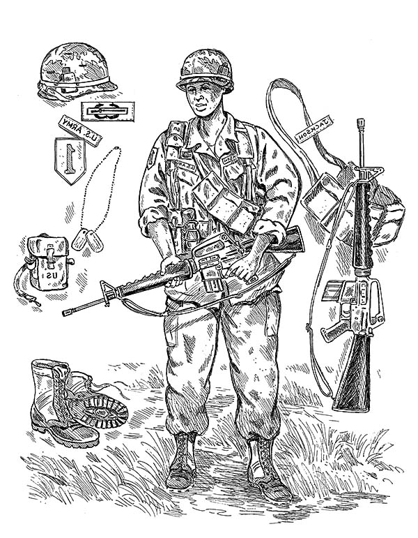 Army Soldiers Drawing At GetDrawings | Free Download