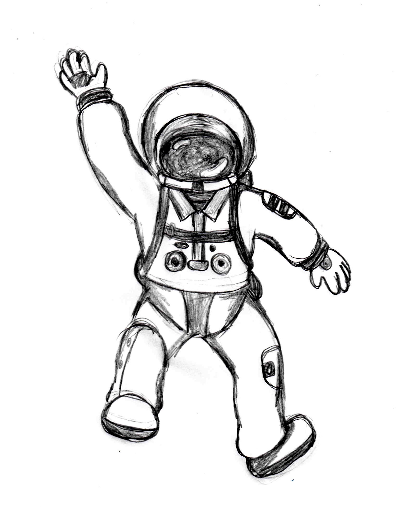 Astronaut Drawing at GetDrawings Free download