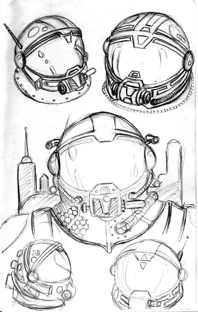 Astronaut Helmet Drawing at GetDrawings | Free download