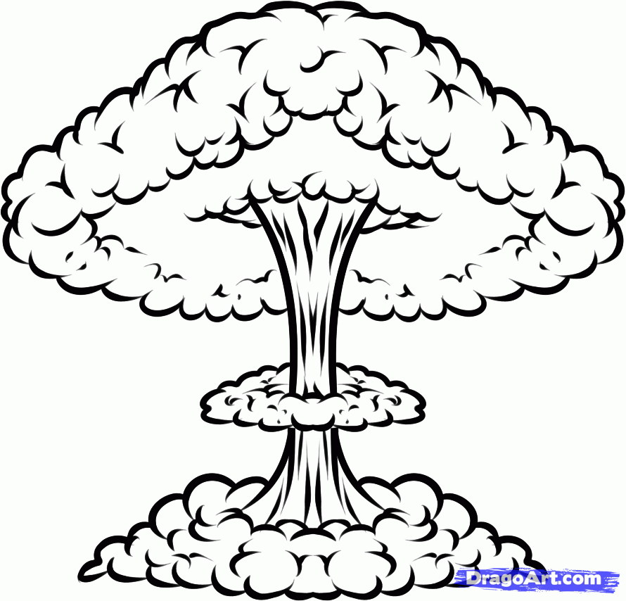 Atomic Bomb Drawing at GetDrawings Free download