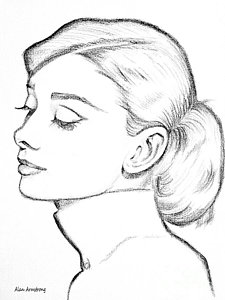 Audrey Hepburn Drawing at GetDrawings | Free download