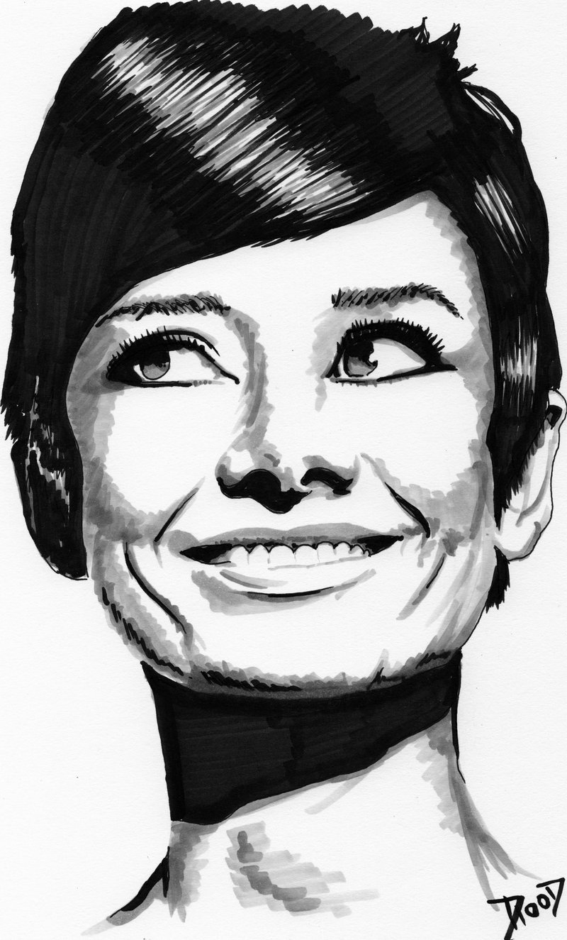 Audrey Hepburn Drawing at GetDrawings | Free download