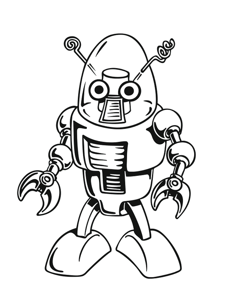 Awesome Robot Drawing at GetDrawings | Free download