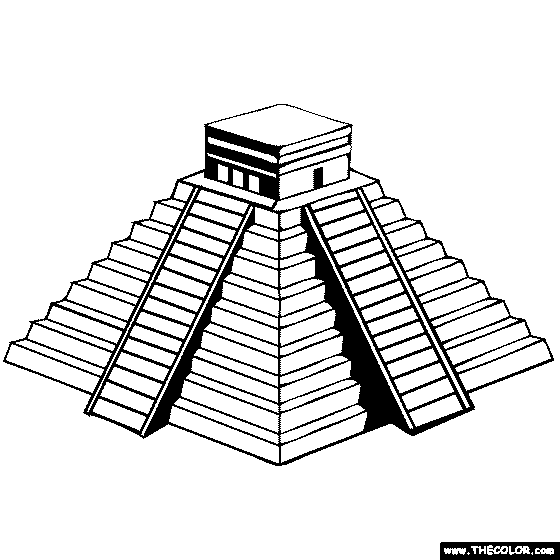 Aztec Pyramid Drawing at GetDrawings Free download