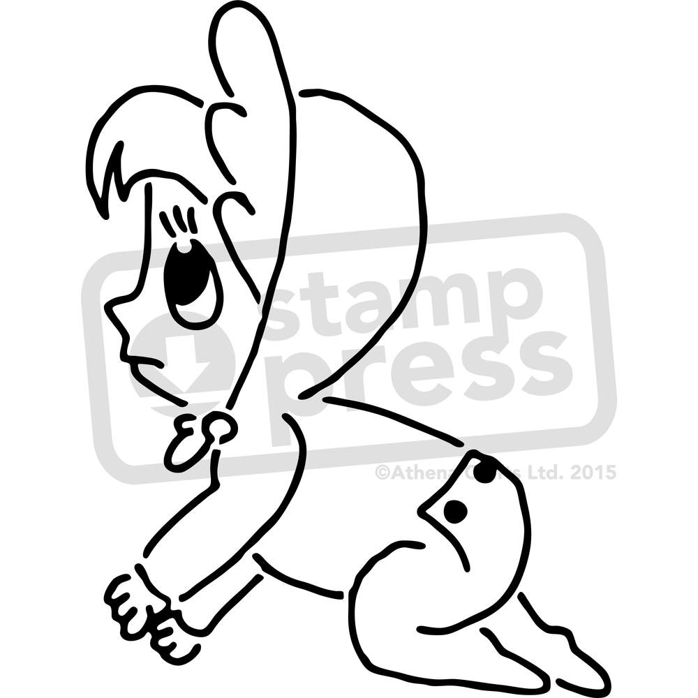 Baby Crawling Drawing At GetDrawings | Free Download