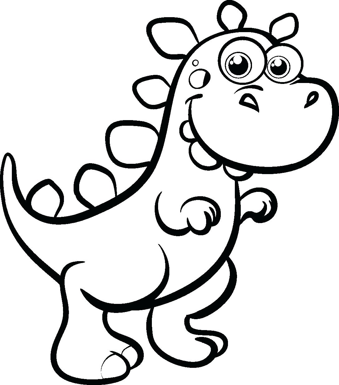 Baby Dino Drawing At GetDrawings Free Download