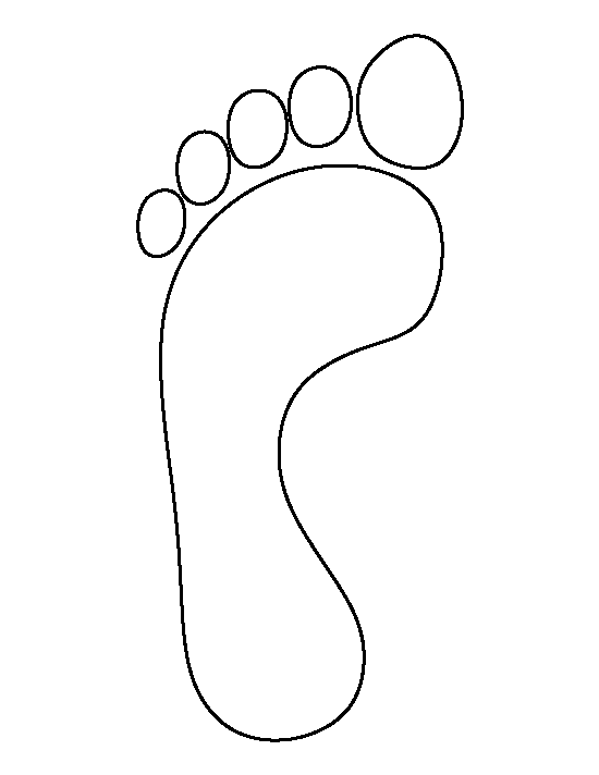 Baby Footprint Drawing At Getdrawings 