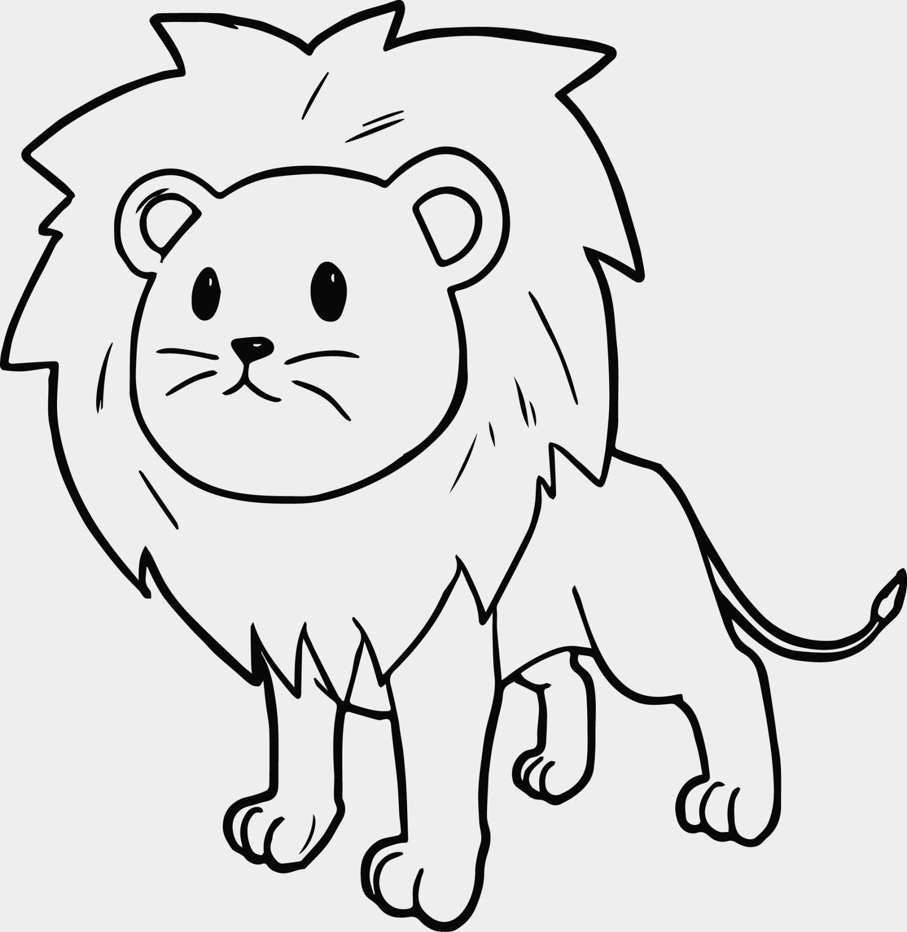 Baby Lion Drawing at GetDrawings | Free download
