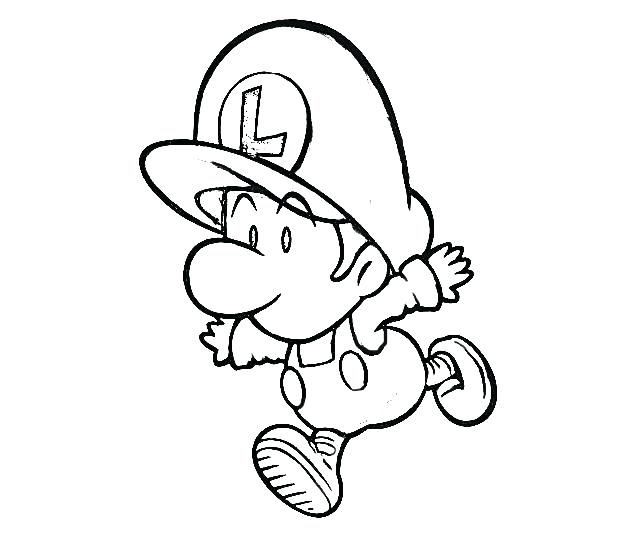 Baby Luigi Drawing at GetDrawings | Free download