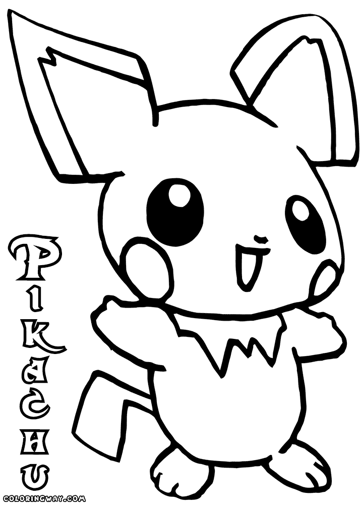 Baby Pikachu Drawing at GetDrawings | Free download