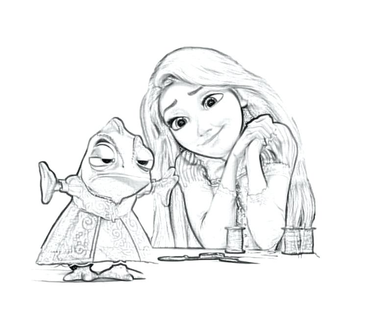 Baby Rapunzel Drawing at GetDrawings | Free download