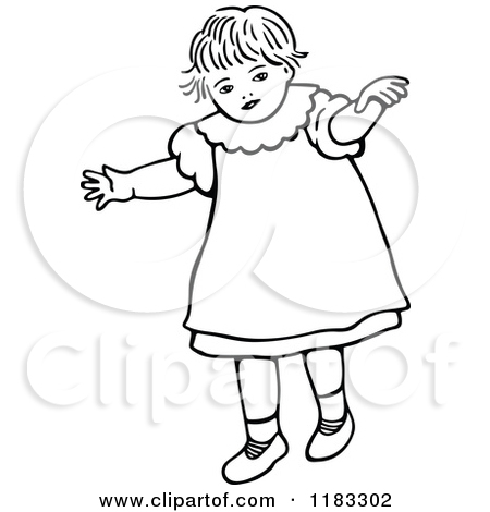 Baby Walking Drawing At Getdrawings 