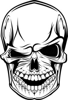 Badass Skull Drawing At Getdrawings 