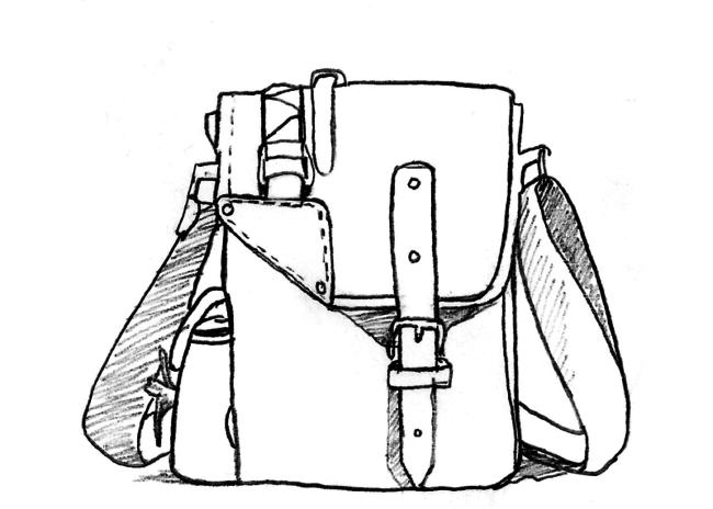 Messenger Bag Coloring Pages