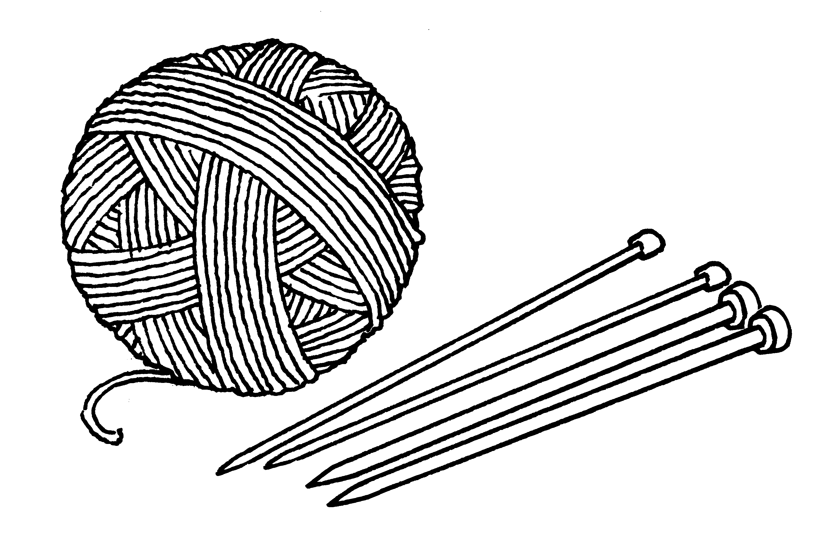 Ball Of Yarn Drawing at GetDrawings | Free download