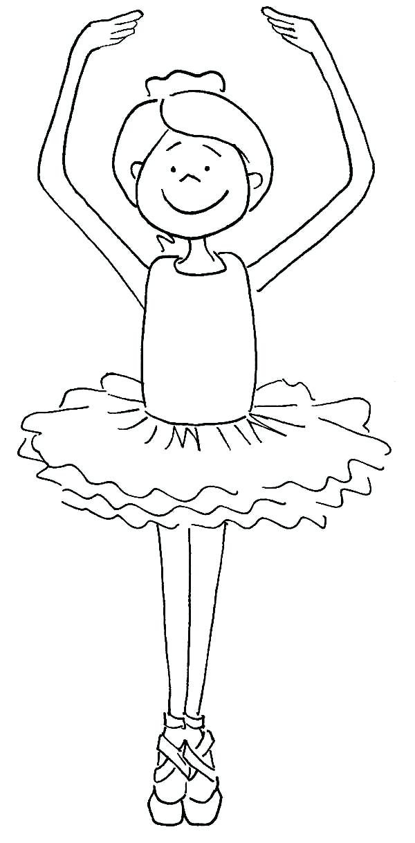 ballerina girl drawing at getdrawings  free download