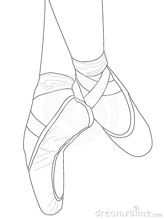Featured image of post Outline Pointe Shoes Clipart Shoe sole outline clip art